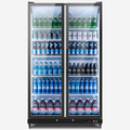 Empire Huize 27.12 Cu.Ft Commercial Refrigerator,800 Cans Merchandiser Refrigerator with LED Light & Door Lock