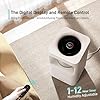 Zelngo Evaporative Humidifier for Bedroom, 2.11Gal/8L Quiet Humidifiers Large Room with SleepyTime, Aroma Diffuser, 6 Speeds, Top Fill, No White Dust, Auto Off Humidifier for Baby Nursery Home Office